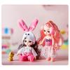 Симпатичная кукла BJD с 13 суставами, 16 см, 1/12, платье и обувь, игрушка для девочек, подарок A