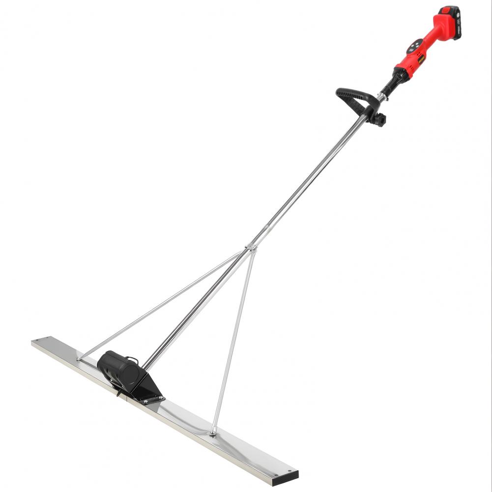 Беспроводная виброрейка без щеток – 59" Нержавеющая сталь, Вибрационный выравниватель бетона, Электрический инструмент для финишной отделки цемента