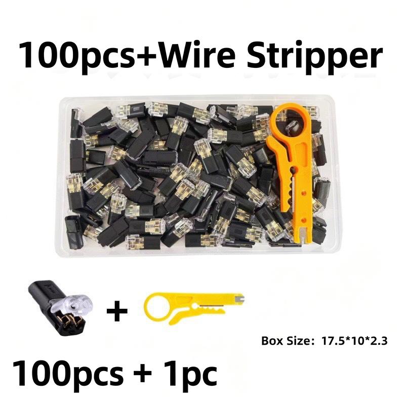 2 Pin Waterproof Car Electrical Connector 1Set Stable Wire Plug for Auto Tail Light Circuit Repair Replacement
