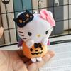 Кукла Hellokitty на Хэллоуин Cinnamoroll Kuromi Kawaii Ghost Мягкая игрушка Брелок Сумка Аксессуары Подарки на день рождения Игрушки на Хэллоуин