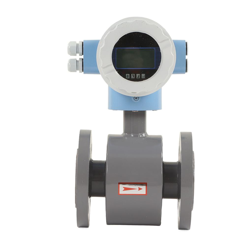 Electromagnetic Flowmeter 50mm Nominal Diameter IP65 High Accuracy Sewage Liquid Electromagnetic Flow Sensor 220V