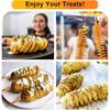 Manual Tornado Potato Spiral Cutter Twisted Potato Slicer Spiral Potato Cutter French Fry Potato Tornado Twister