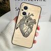 Anatomical Heart Anatomy Case For OPPO Reno 11F 10 Pro 4 5 6 7 8 Lite 4Z 5Z 8T OPPO Find X6 X5 Pro X2 X3 Neo Cover