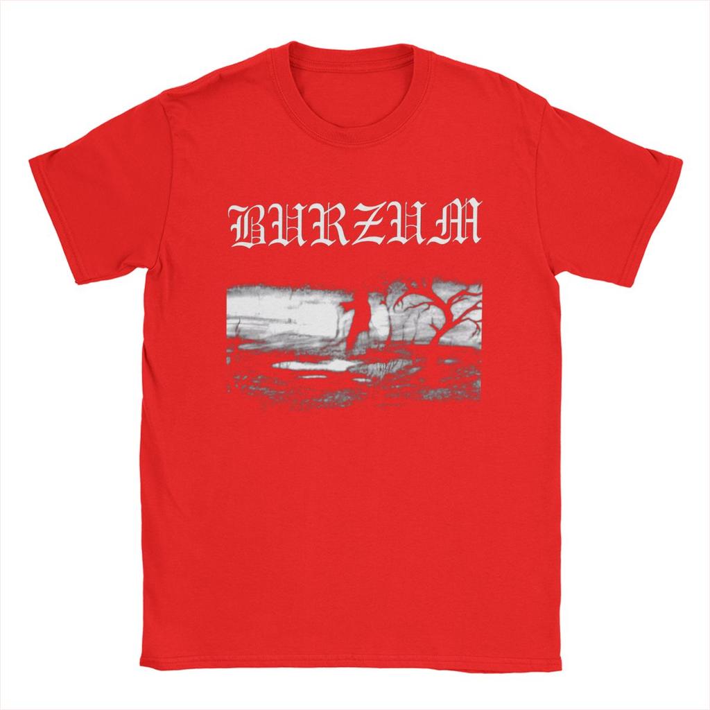 Повседневная футболка Burzum для мужчин, хлопковая футболка с круглым воротником, футболка с коротким рукавом, графическая одежда