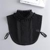 New Fake Victorian Stand Up Collar White Black Lace Collars Detachable For Women Blouse Lapel Shirt False Collar Woman