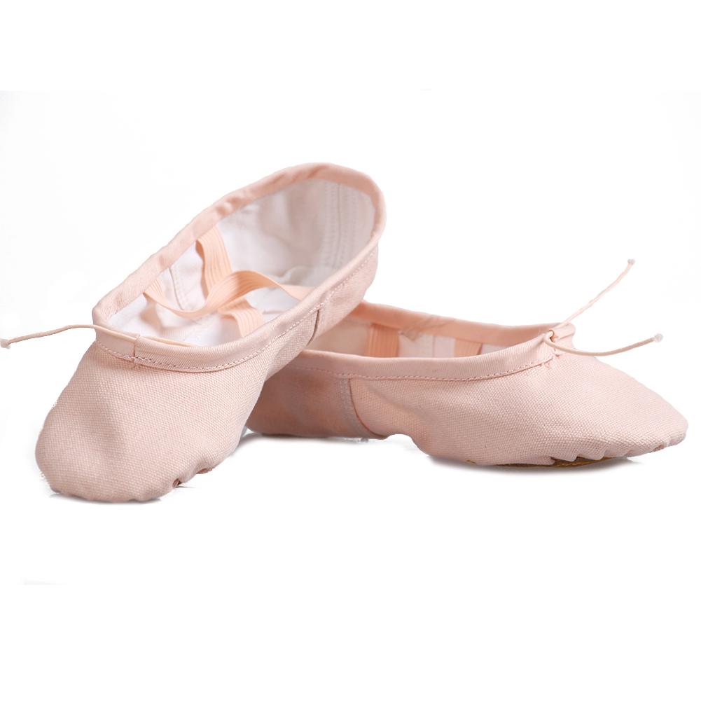 Girls Canvas Ballet Shoes/Ballet Slipper/Dance Shoe/Yoga Shoes Split Sole Flats