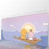 Korea Cartoon K-KAKAO CUTE FRIENDS Mousepad Mouse Mat Desk Mat With Pad Gaming Accessories Prime Gaming XXL Keyboard Pad Paddi