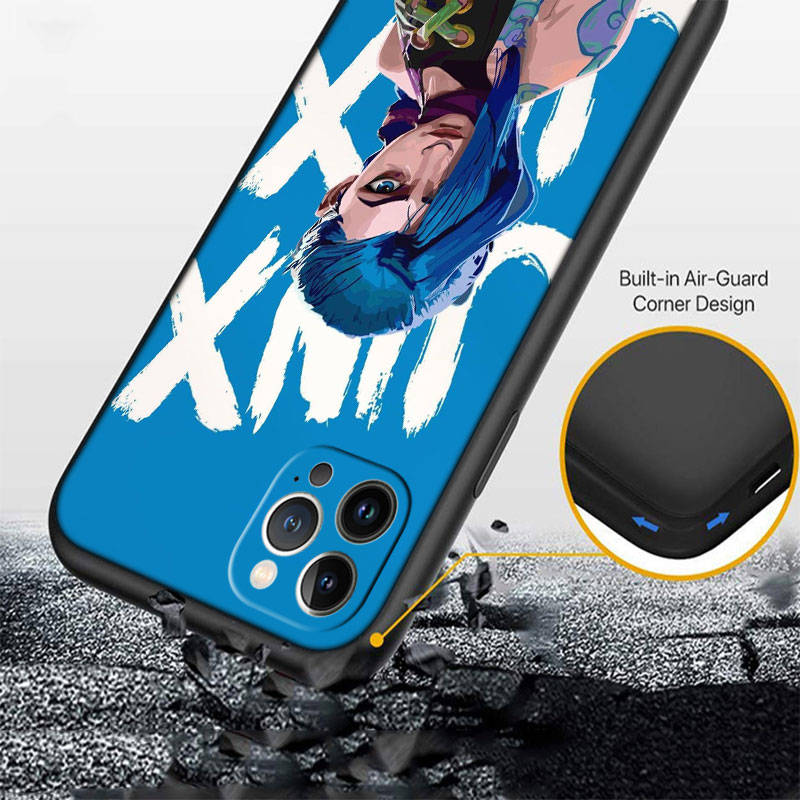 Чехол для телефона ED4 Arcane Jinx для iPhone 6 6s 7 8 11 12 13 14 15 XS Pro Max XR X SE Samsung S20 S21 S22 S23 S24 FE Ultra Plus Lite S21S A55