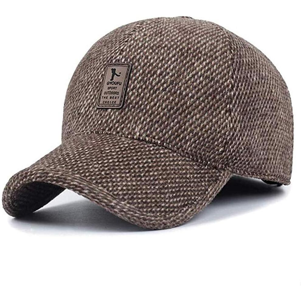 Men's Adjustable Cotton Sports Baseball Cap, Khaki