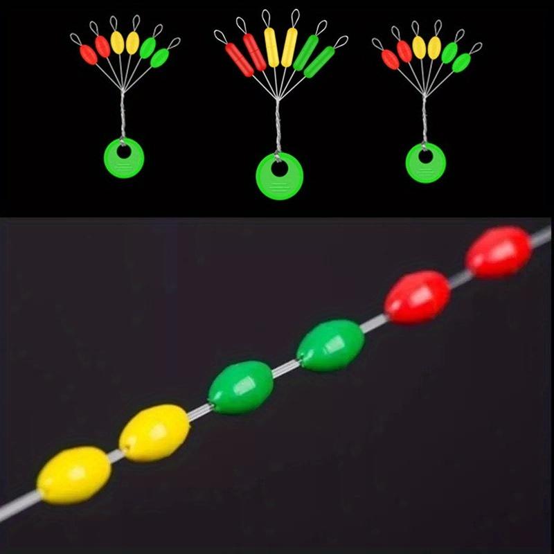 600 шт. 100 групп Стопор для поплавка Стопор для поплавка Овальная бусина Пространство Оснастка для лески