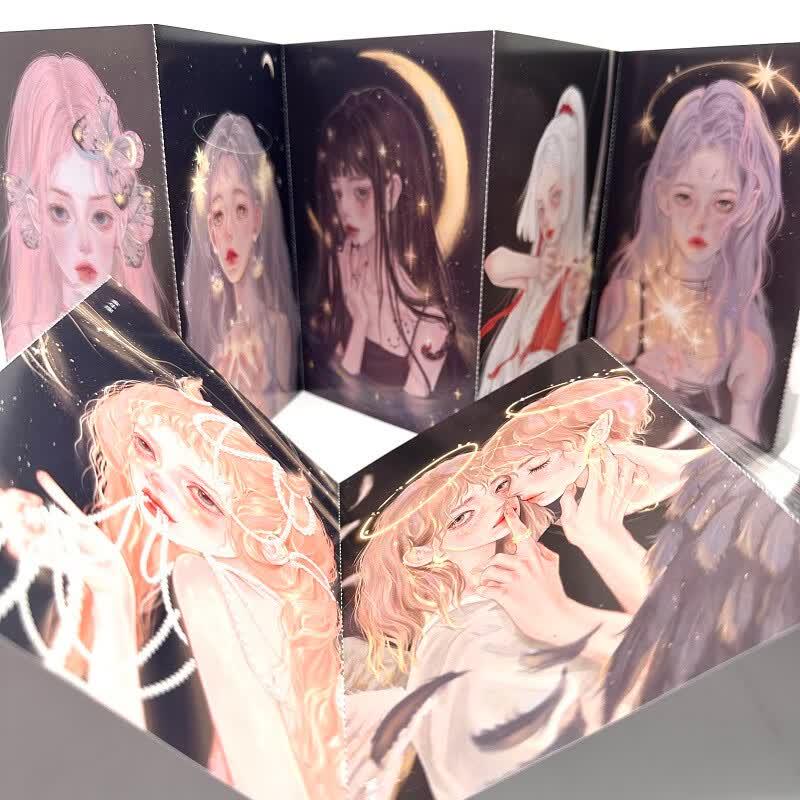 Starry Texture Girl's Illustration Art Book