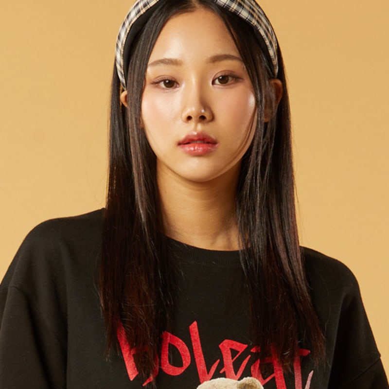 KOLEAT Бандана Преппи Клетка Повязка на голову [ЧЕРНЫЙ]