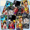 Чехол для телефона Samsung Galaxy S24 S23 iPhone 15 14 Xiaomi Redmi Note 13 12 11 8 10 9 Pro Max X XR OPPO A15 Huawei Anime Luffy Gear 5 One Piece Cover