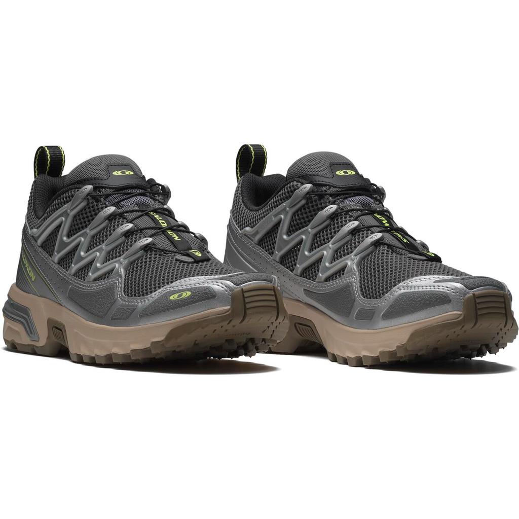 SALOMON ACS + OG Износостойкая поддержка Низкие кроссовки Унисекс Каменно-серые кроссовки 477353