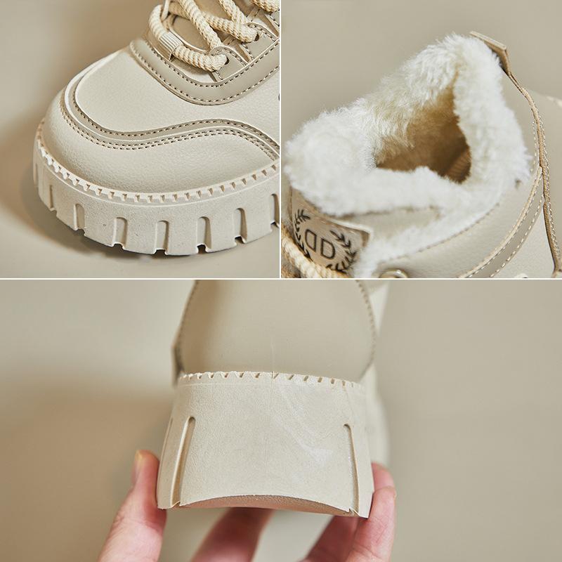 Зимняя женская обувь на толстой подошве из бархата, теплая обувь, модная и удобная повседневная обувь