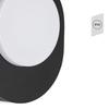 Kinkiet led 8w czarny | zewnętrzny ścienny ip44 4000k, elewacyjny, ogrodowy