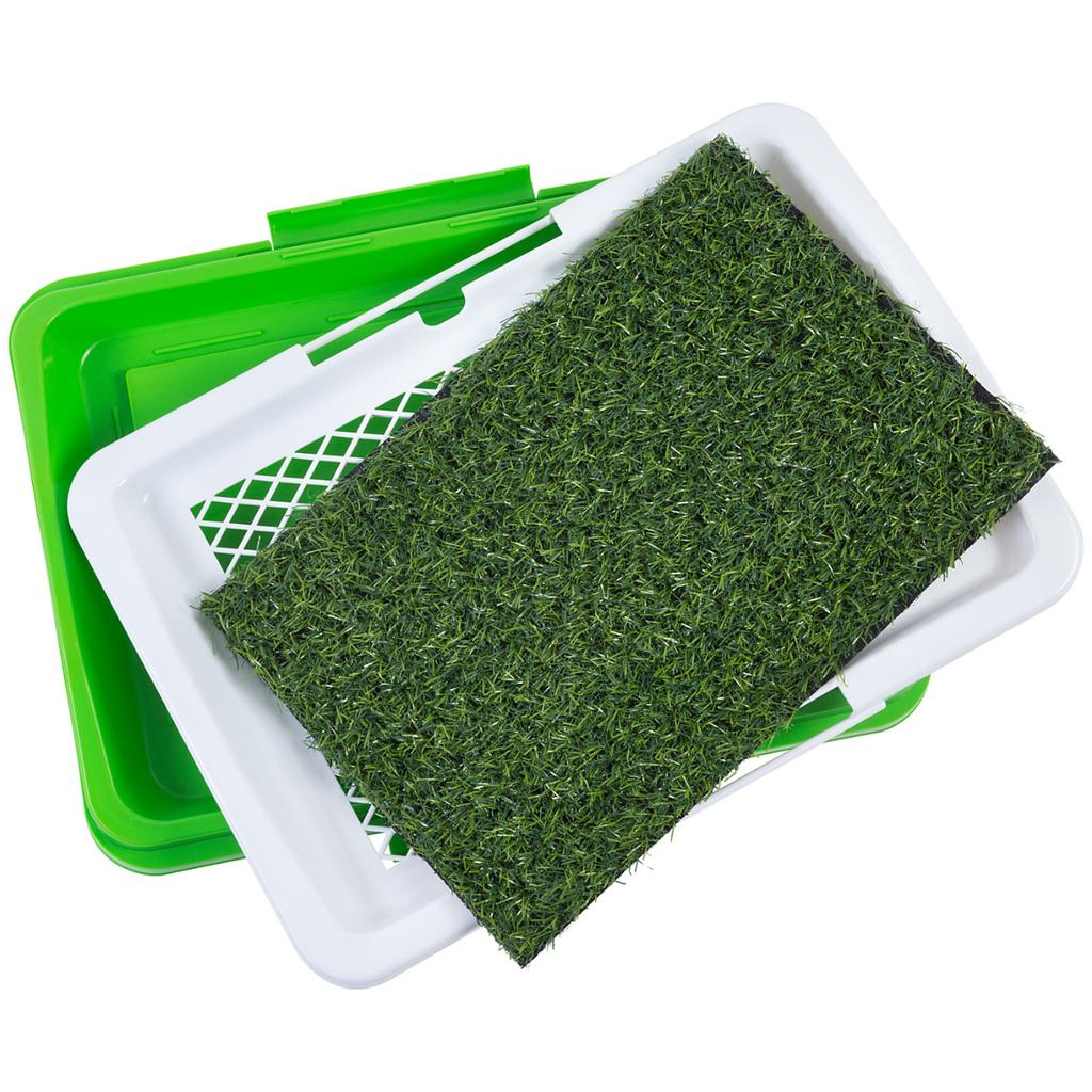 AP52 DOG LITTERS MAT WITH GRASS FOR PUPPIES