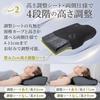 GOKUMIN Memory Foam Pillow sleep pillow with height adjustment side back no neck sleep black pillow [Good 4-level function] High, low, non-slip,