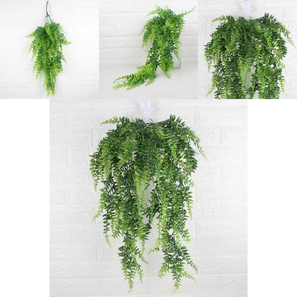 Fake Plant Wall Panel With Pteridium Latiusculum Leaf For Wedding Decoration And Outdoor Events