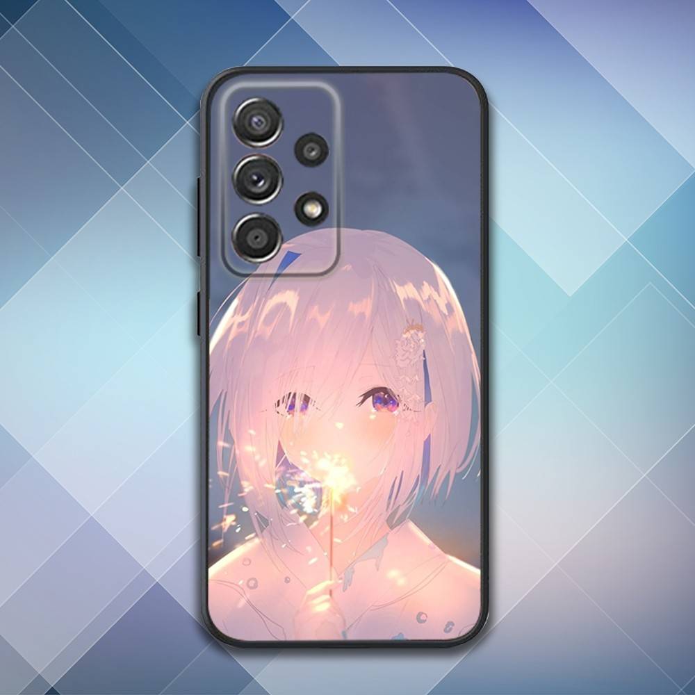 A-Amane K-Kanata Чехол для телефона Samsung S25, S24, S21, S22, S23, S30, Ultra, S20, Plus, Fe, Lite, Note, 10, 9, 5G Черный Чехол