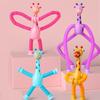 Colorful Stretchable Giraffe Squeeze Toy For Kids Cute Stress Relief 2023 Trendy