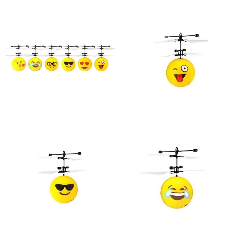 Remote Control Induction Crystal Ball Led Light Flying Sphere For Kids Play