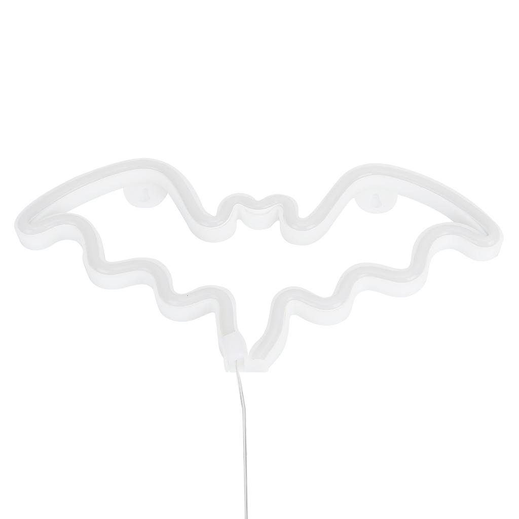 LED Neon Light Innovative Bat Shape Neon Sign Lamp for Holiday Christmas Party Decorations