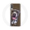 Case for Samsung Galaxy A70 Pitbull Dog White Gray
