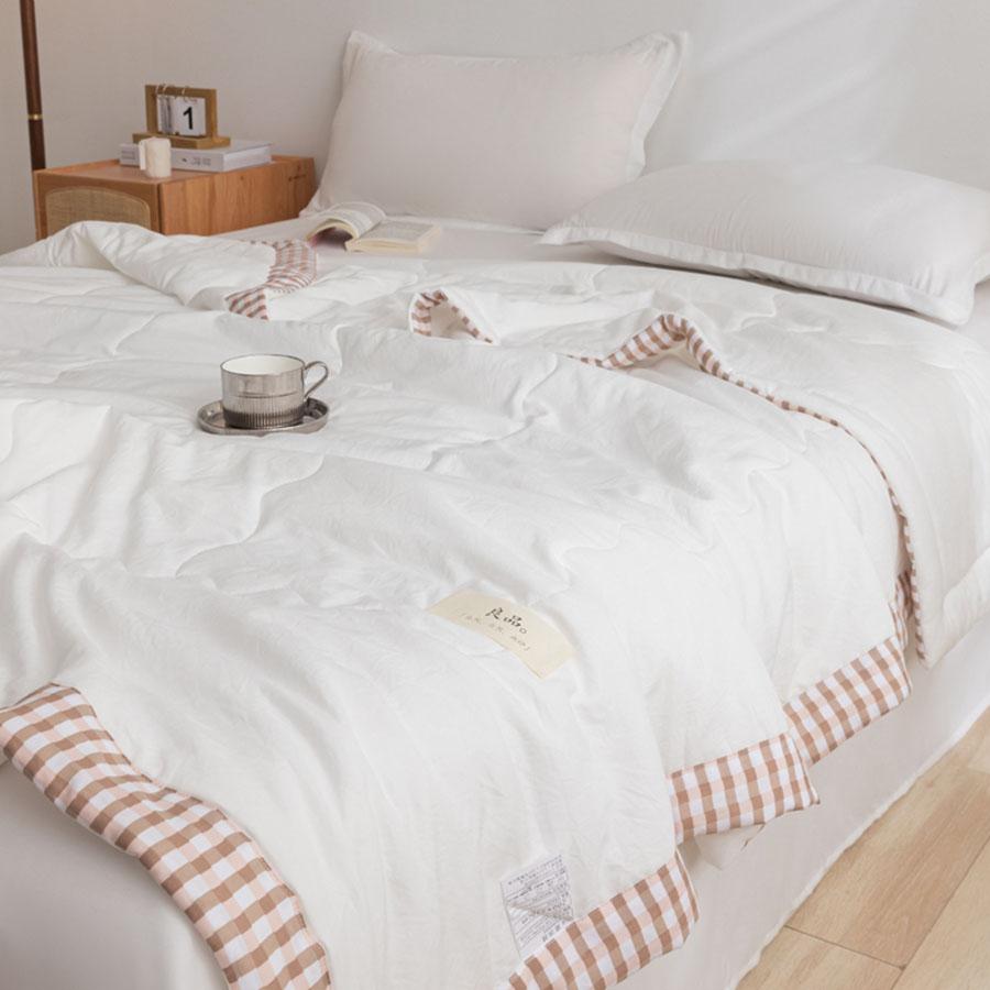 Летнее хлопковое одеяло с кондиционером, стираемое в машине одеяло с двойным охлаждением, двухстороннее очень большое одеяло