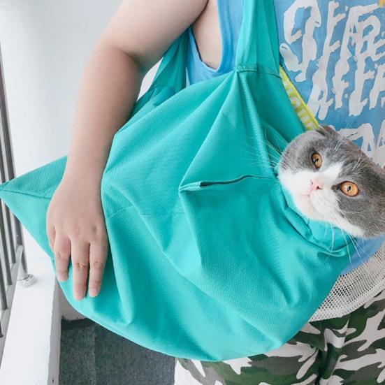 Кошачья сумка-переноска для взрослых кошек, устойчивая к царапинам, дышащая парусиновая сумка для ухода