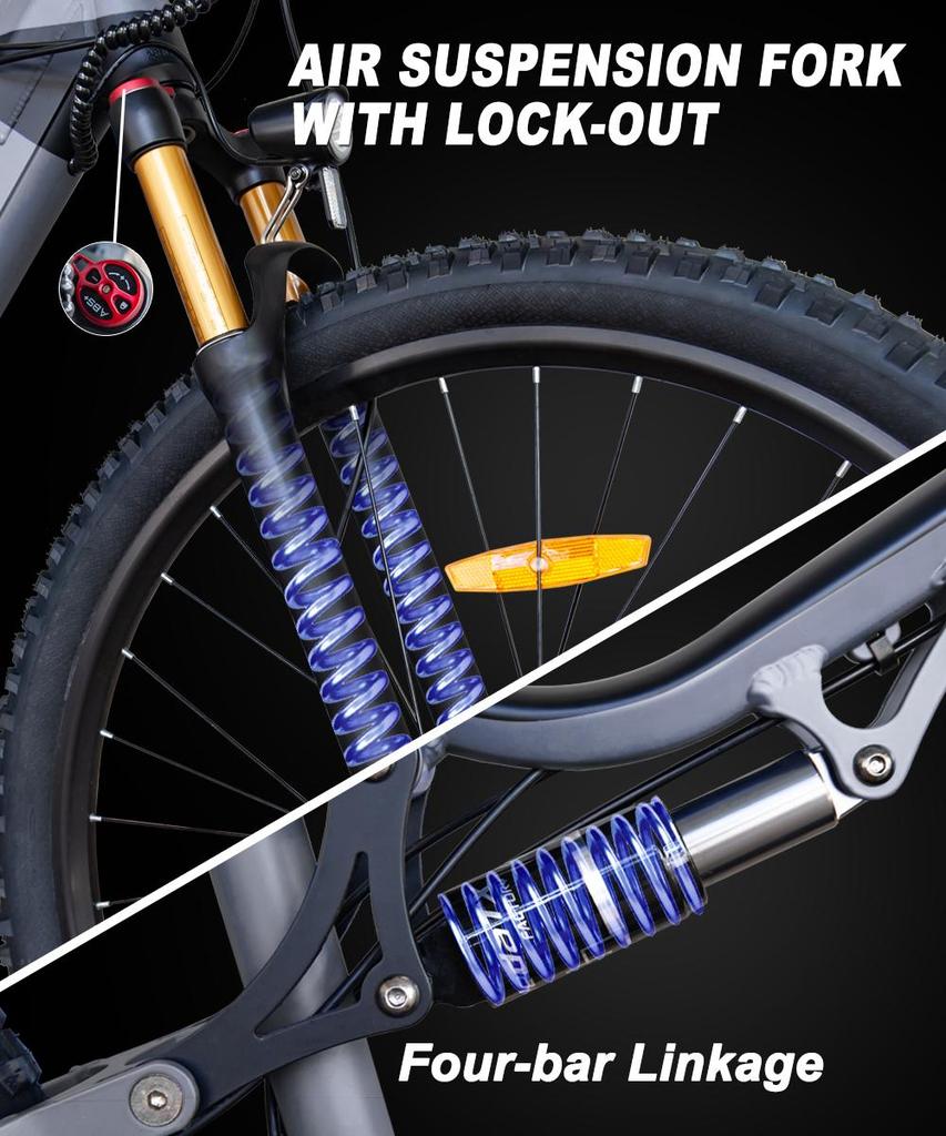 HedaTX TX19 Adult Electric Bikes 48V 1000W 19.2Ah Ebike 45km/h Electric Bicycles 29 Inch E Bike Men MTB Powerful Mountainbike