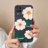 Для Samsung M22 M32 Чехол Расписные Цветы Улучшенный Жидкий Силикон Защита Камеры Задняя Крышка Телефона Для Galaxy M 32 M 22 Fundas