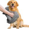 Суперабсорбирующее полотенце для купания домашних животных - Большое плюшевое из микрофибры для кошек и собак