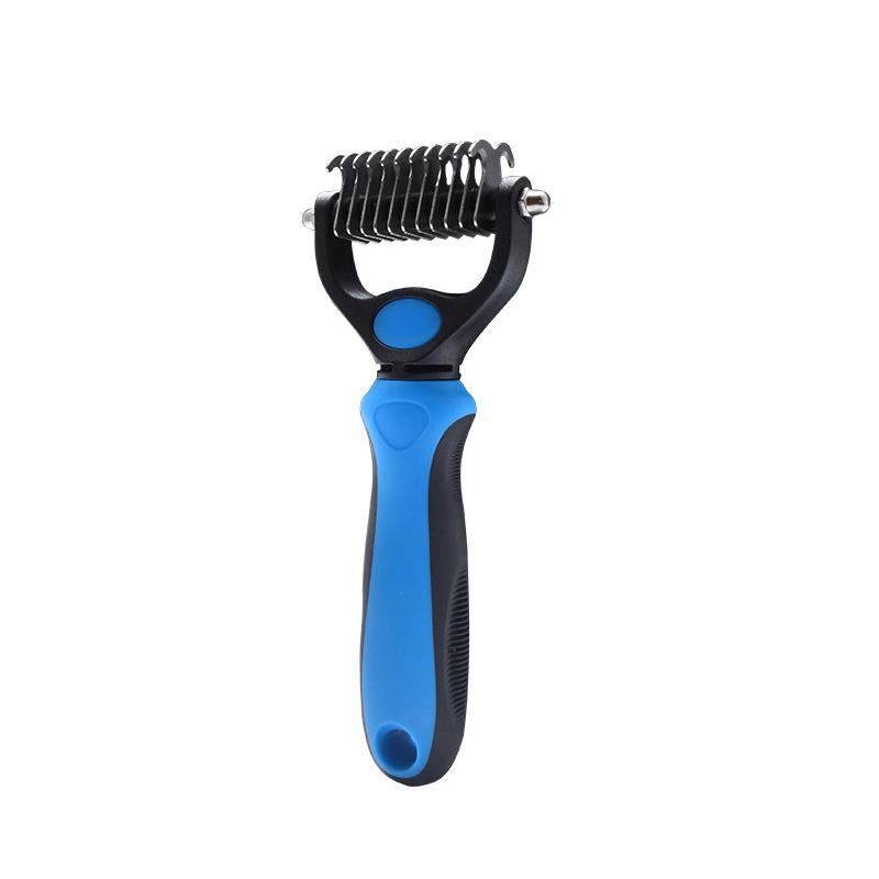 A Pet Double-sided Knot Comb Dog Comb Dog Comb Cat Beauty Hair Removal Cat Comb Pet Supplies