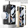 Гальванический чехол-кронштейн для ручки для Samsung Galaxy Z Fold 4 5g для Magsafe, магнитная беспроводная зарядка с передней пленочной крышкой