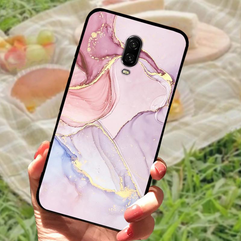 Чехол для Oneplus 6T Силиконовый Мягкий ТПУ Чехол для Телефона Для One Plus 6 6T Чехол Бампер Для Oneplus 6 6 T Capa Мраморный Модный Coques