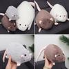 Plush Mouse Doll 30/45/90cm Animal Figure Creative Flower Branch Rat Doll  Kids Gift Birthday