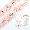 2.3m Flower Garland Artificial Flower String With Leaves Silk Sakura Cherry Blossom Ivy Vine For Home Garden Wedding Arch Decor