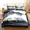3D Печать Крутая Гоночная Машина Дрифт Машины Комплект Постельного Белья Односпальный Полуторный Двуспальный Кингсайз Комплект Постели Взрослый Мальчики Спальня Мужской Мальчики Подарок