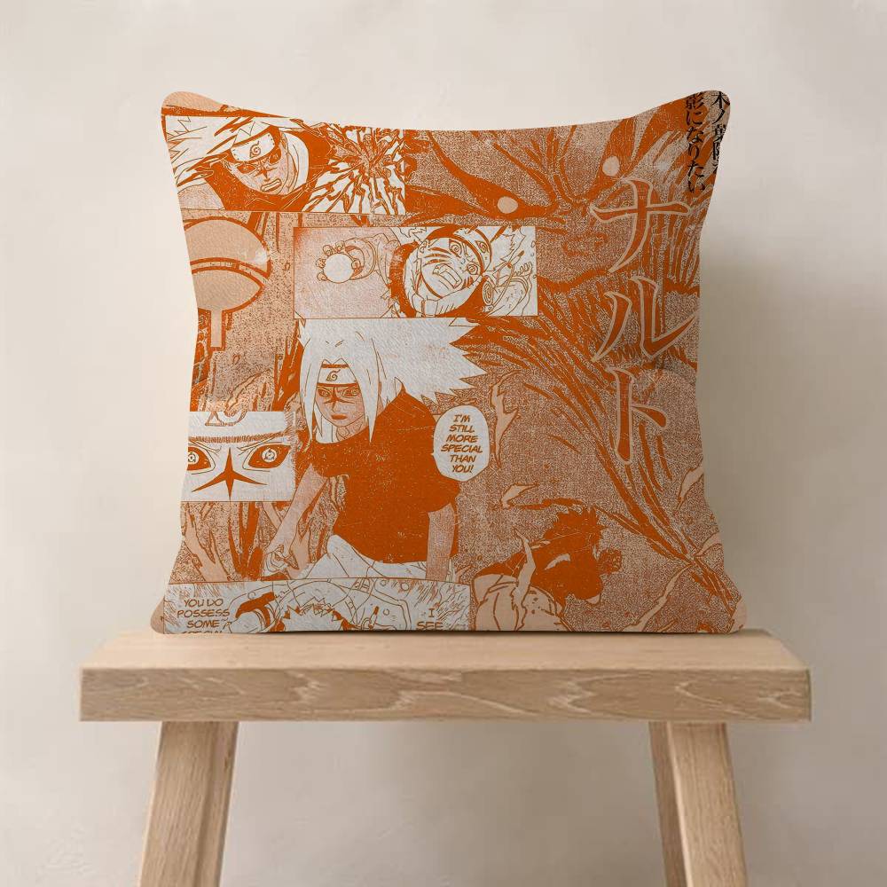 Anime Nnarutoss Pillow Cushion Cover Pillowcase Living Room Sofa Home Decor Customized