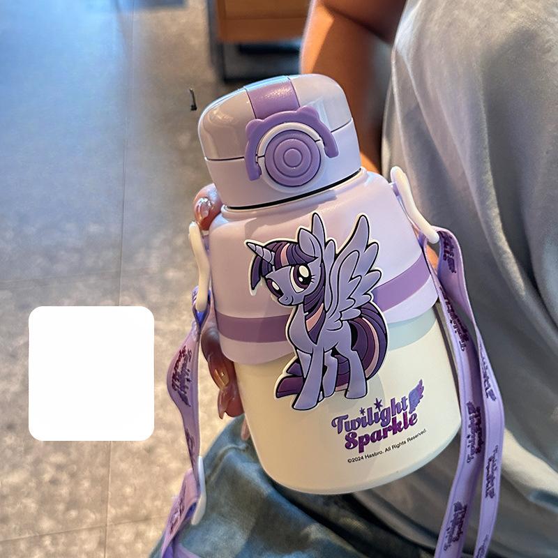Pony Pooli Water Cup Outdoor Children's Thermos Cup Male and Female School Special Belly Cup Kindergarten Kettle Portable Cup