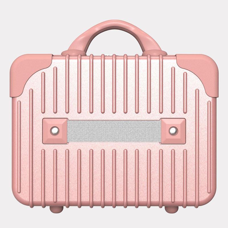 WTEMPO 14-дюймовый маленький чемодан, простой однотонный чемодан, бизнес-интернат, портативные сумки для хранения косметики