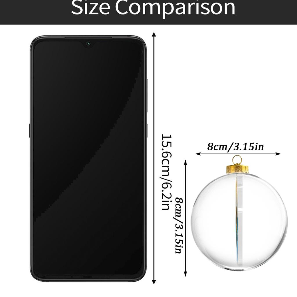 Игривая животная акриловая рождественская шаровая декорация, Украшение серии Animal Wonder, Жизнь Рождественский декоративный шар Зимний праздник (Морская черепаха)