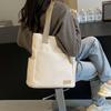 Casual Shoulder Bag, Women's Large Capacity Shoulder Bag, Japanese Canvas Bag, Student Class Handbag, Women's Versatile Armpit Bag