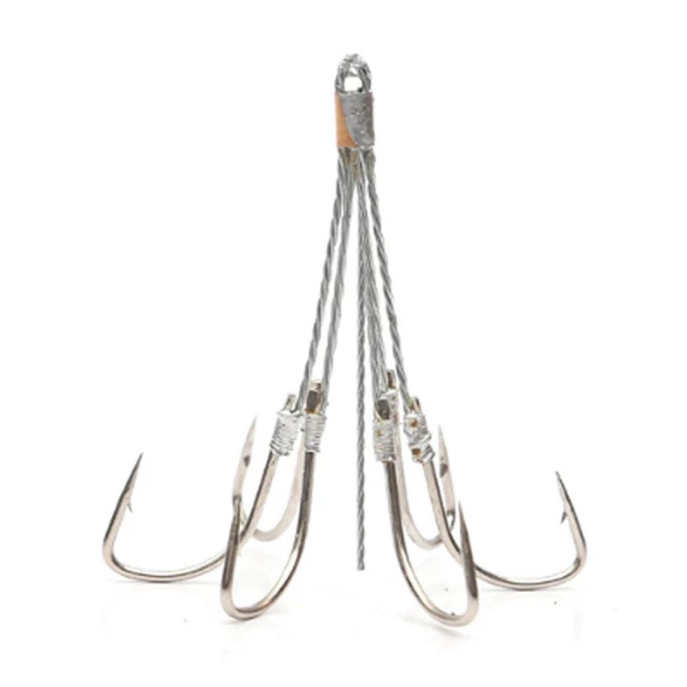 Головка из высокоуглеродистой стали Рыболовный крючок Тройные крючки Рыболовные крючки Восьмипалый крючок Крючки с когтями 5/6/8