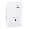Smart Wall Outlet 2.4G WiFi Touch Light   Voice Remote Control Smart Plug with USB and Type C   Port for  