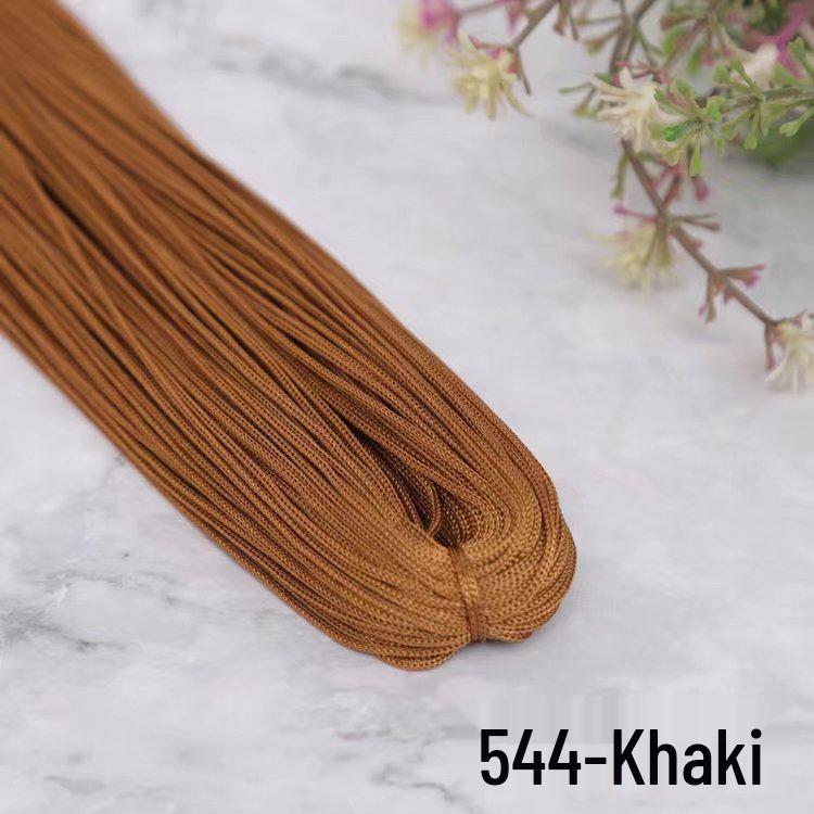 1mm Fine Ice Silk Crochet & Knitting Thread – Ideal for DIY Bags, Sandals, or Summer Hats
