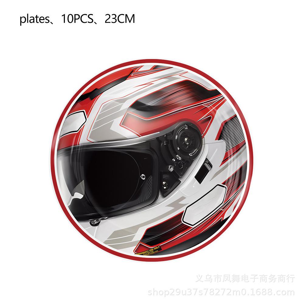 Принадлежности для вечеринки в гоночной тематике, украшения для вечеринки со спортивными автомобилями, бумажные тарелки, скатерти, бумажные стаканчики, баннеры, воздушные шары, украшения для создания атмосферы, принадлежности