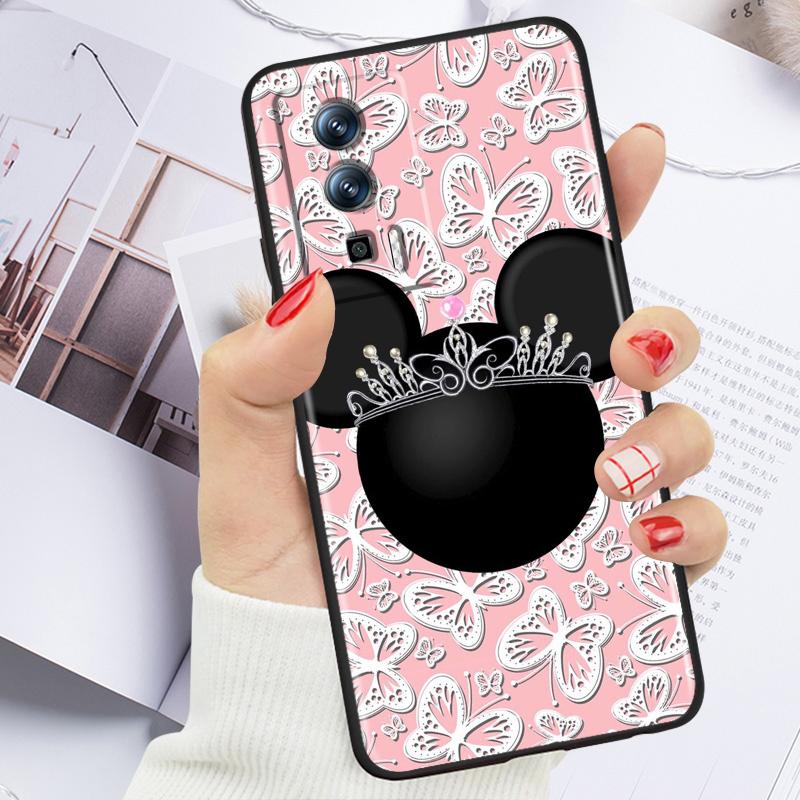 Розовый Минни Маус для Xiaomi Redmi 9A 9C 9AT 10C 9 9T 10 12C 13C 8 12 K60 A1 K50 K40 5G черный чехол для телефона Funda