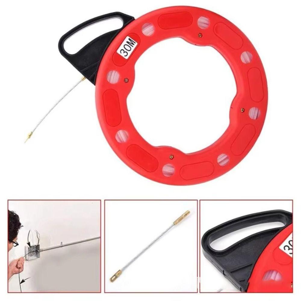 With Impact Case Running Cable Puller Red Electrician Cable Puller Electrical Work